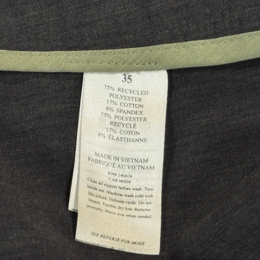 Faherty All Day Shorts Mens 35 Charcoal Gray Hybrid Performance Stretch 3315